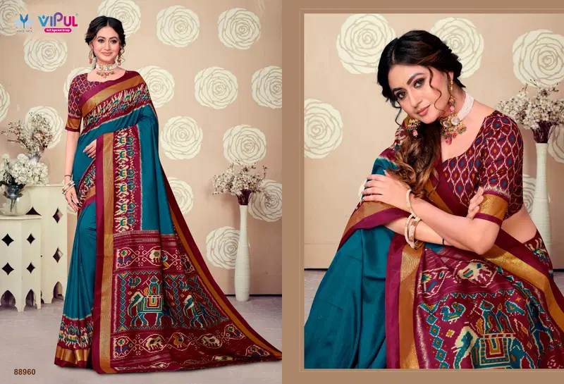 Sentosa Silk By Vipul Soft Silk Occasion Wear Saree Exporters In India